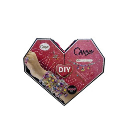 Caniya - 6 In 1 Diy Beads Jewelry Making Kit With Heart Shape